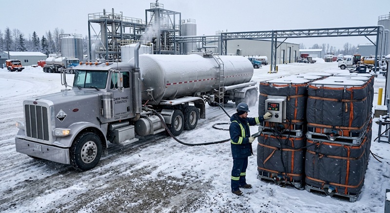 Surfactant viscosity cold weather